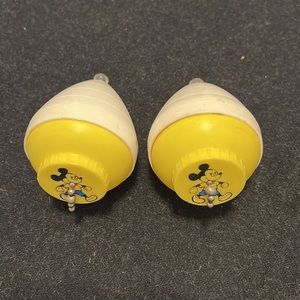 Vintage Mickey Mouse Disney Spinning Top Toy Easy Spin